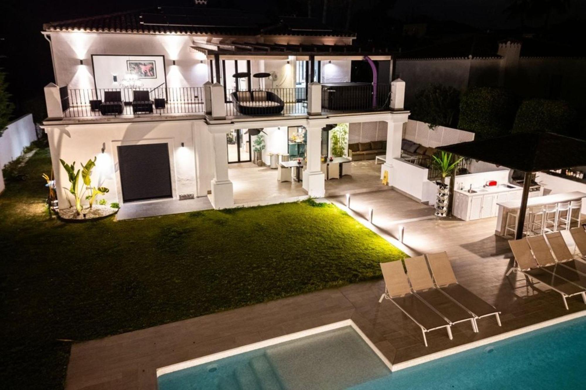 Villa New Zacaluca Pool Sauna & Gym - Happy Rentals Marbella Zewnętrze zdjęcie