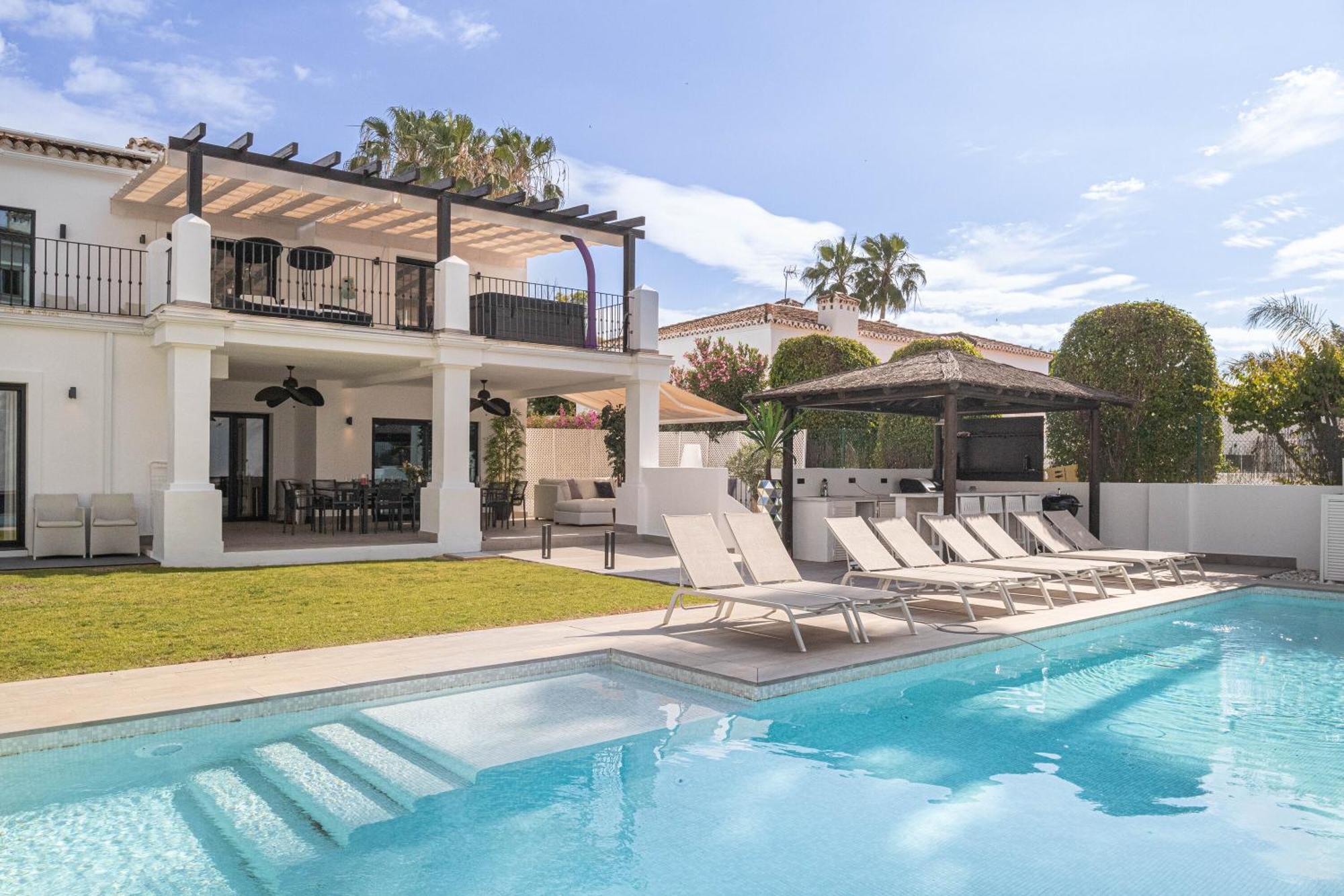 Villa New Zacaluca Pool Sauna & Gym - Happy Rentals Marbella Zewnętrze zdjęcie
